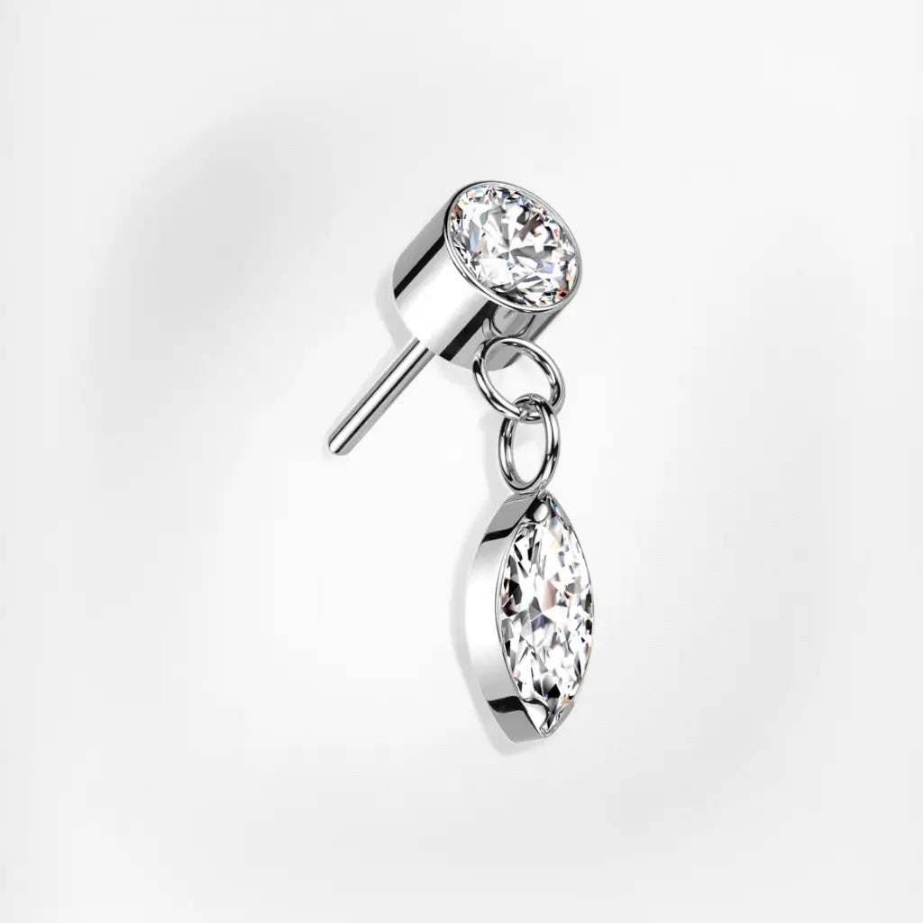Aurora Mist Plumeria Piercing