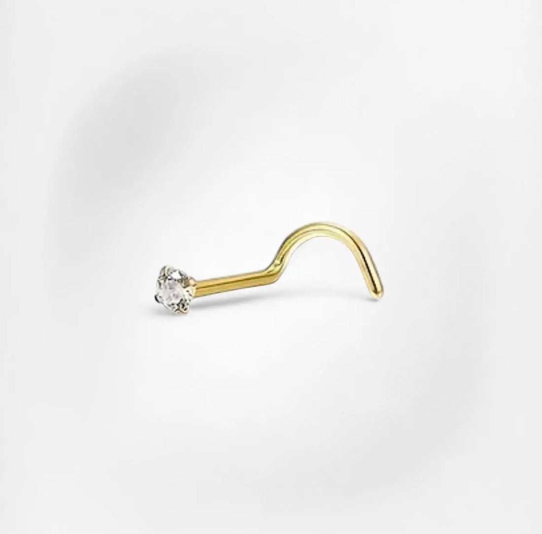 Stud de nez Nilla en titane ASTM F136