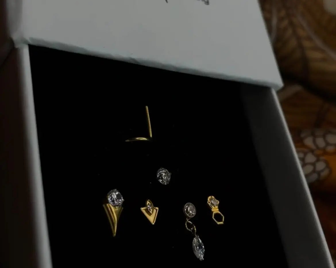 Collection Aurora - Plumeria Piercing