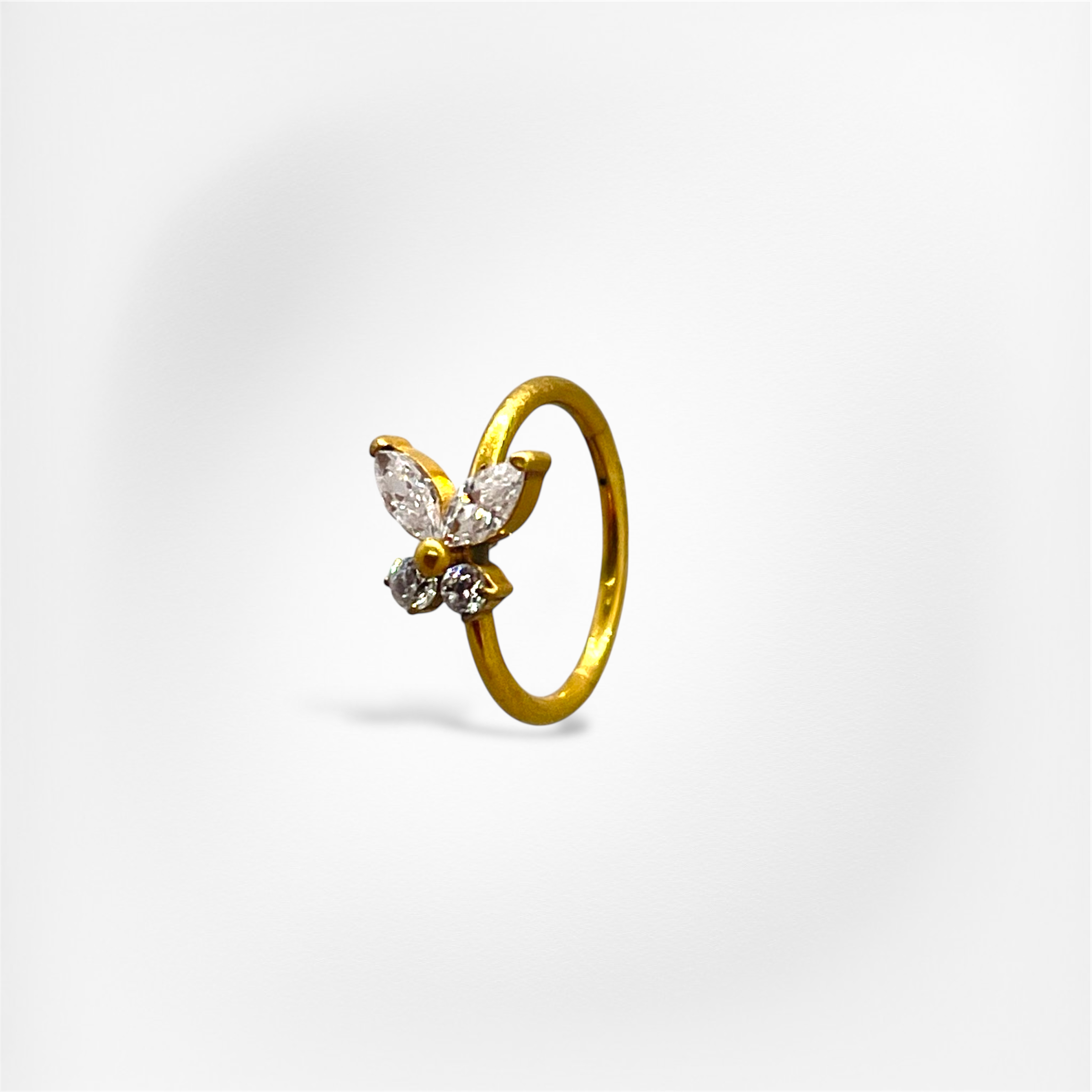 Piercing Louna - Anneau - Nez Plumeria Piercing