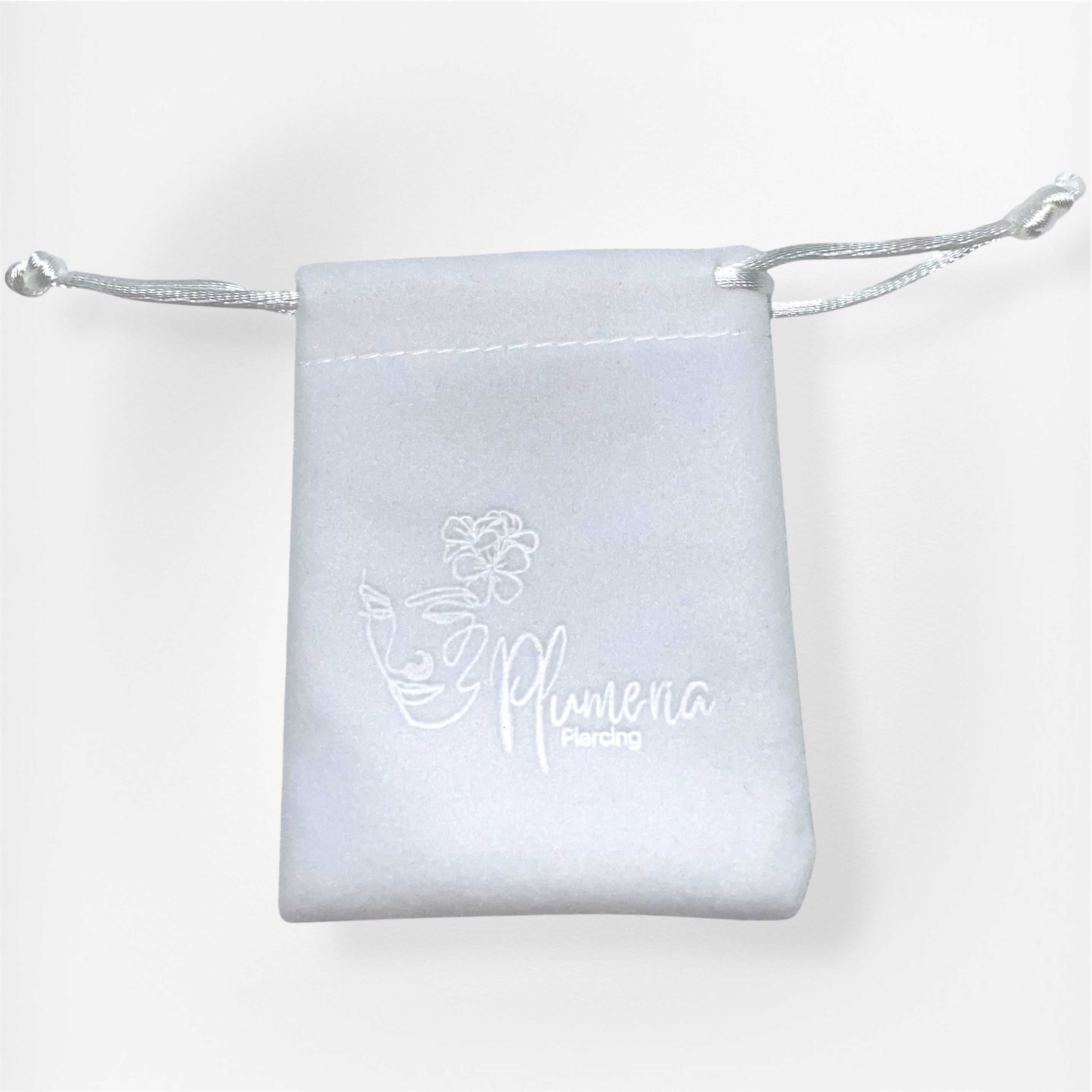 Pochon En Velours Plumeria Piercing