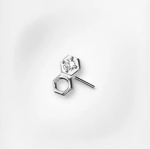 Aurora Beam Plumeria Piercing