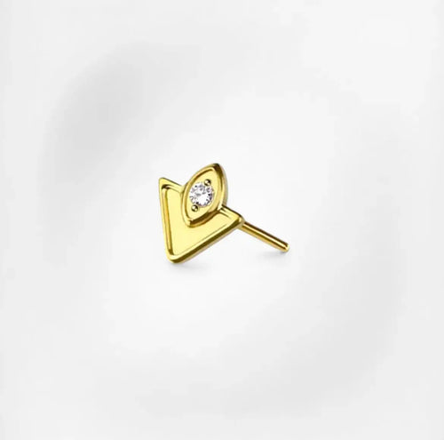 Aurora Light Plumeria Piercing