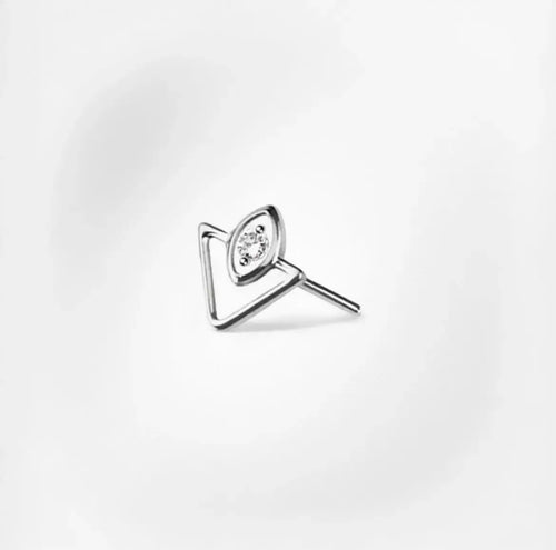 Aurora Light Plumeria Piercing