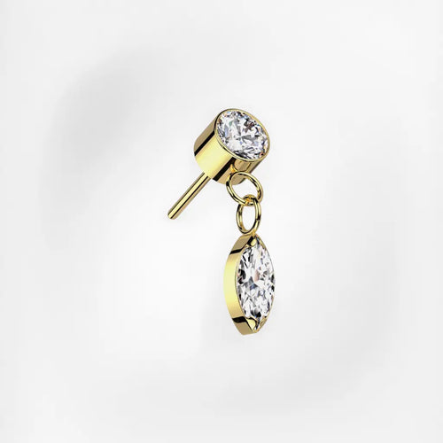 Aurora Mist Plumeria Piercing