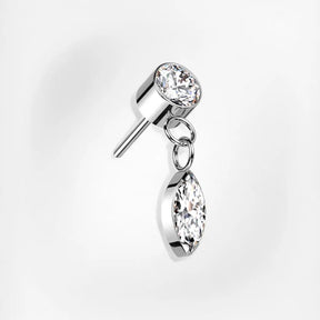 Aurora Mist Plumeria Piercing