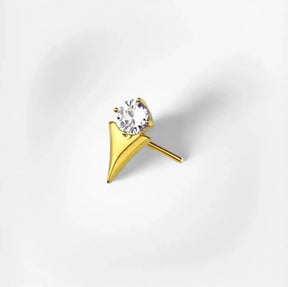 Aurora Shine Plumeria Piercing