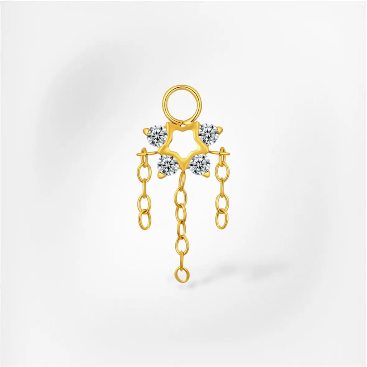 Charms Plumeria Piercing