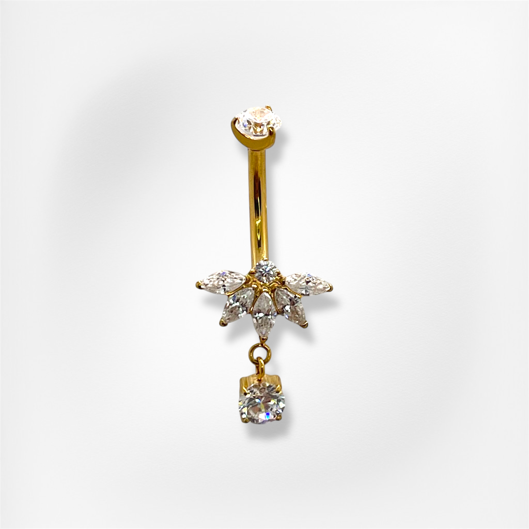 Piercing Gwenn - Banane - Nombril Plumeria Piercing