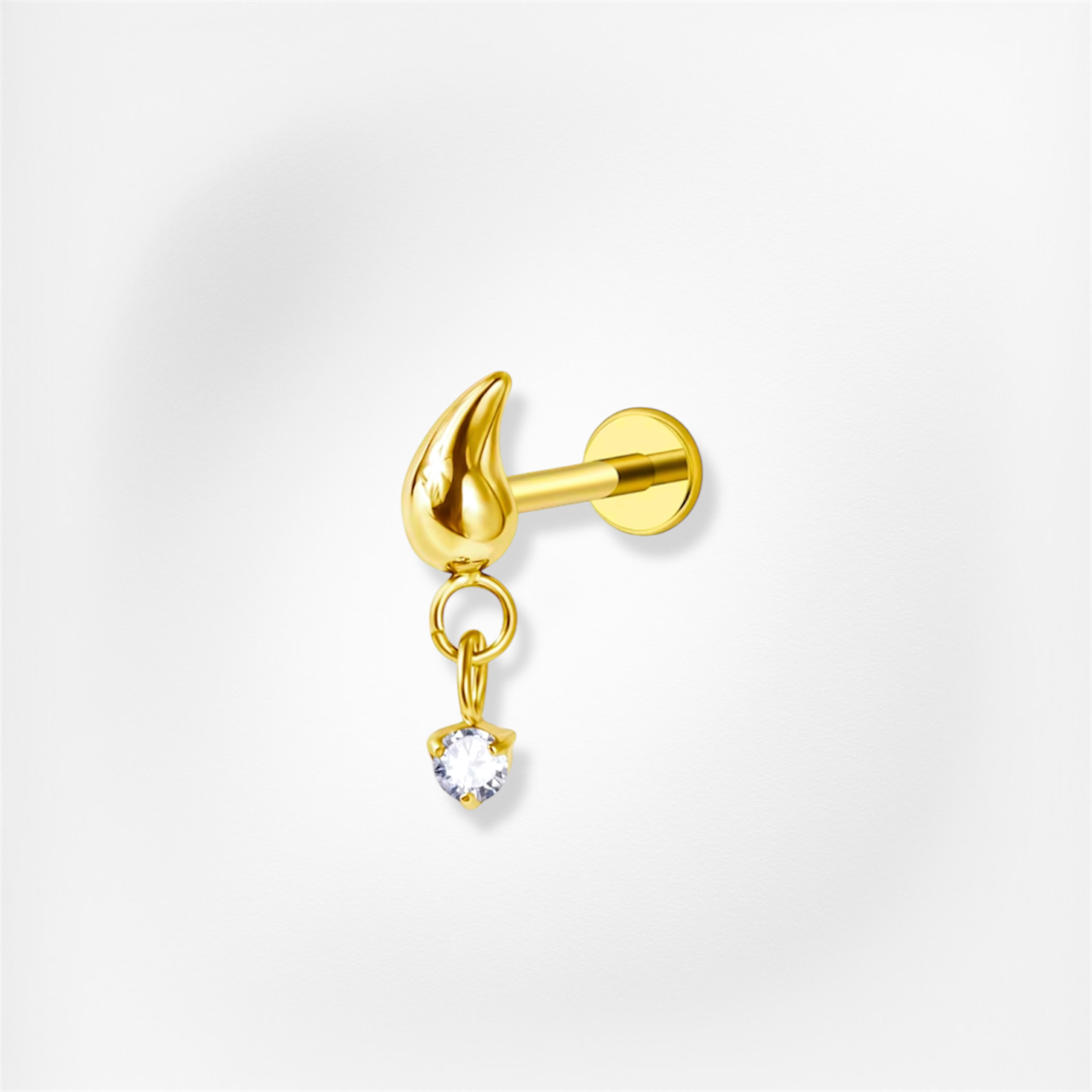 Piercing Johanna – Labret Plumeria Piercing