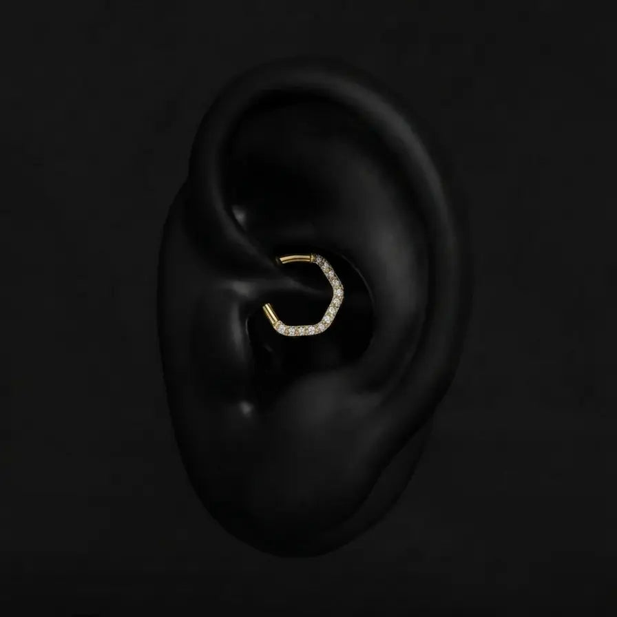 Piercing Aïcha - Anneau Plumeria Piercing