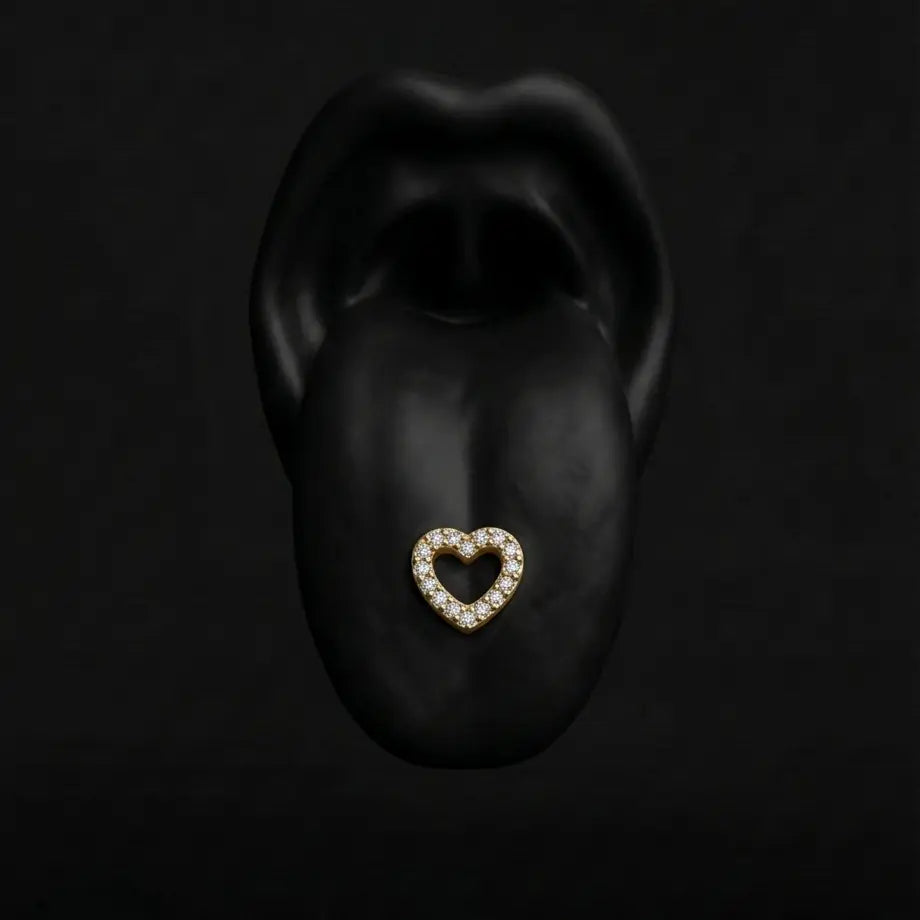 Piercing Alexandrine - Barbells Plumeria Piercing