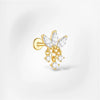Piercing Amaïa - Labret Plumeria Piercing