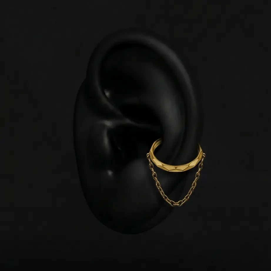 Piercing Arianna - Anneau Plumeria Piercing