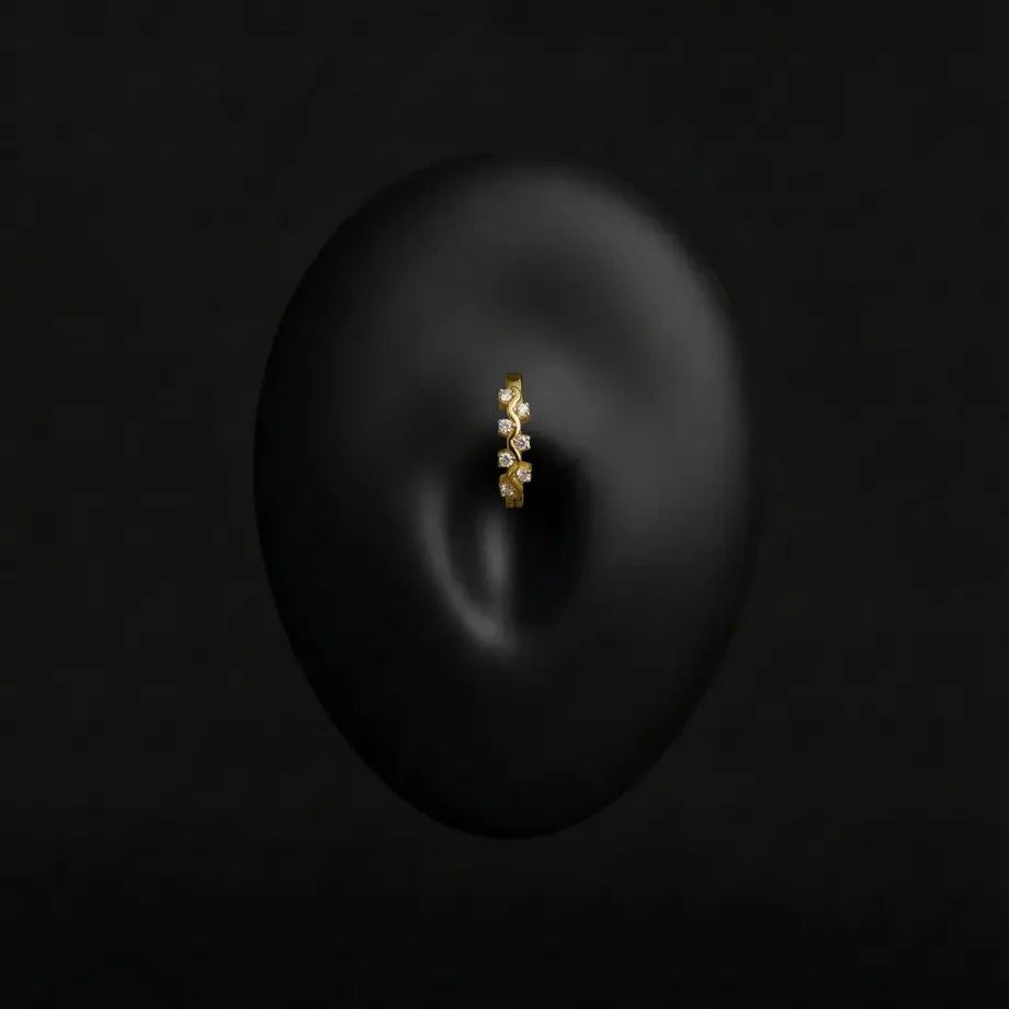 Piercing Cléophée - Anneau - Nombril Plumeria Piercing