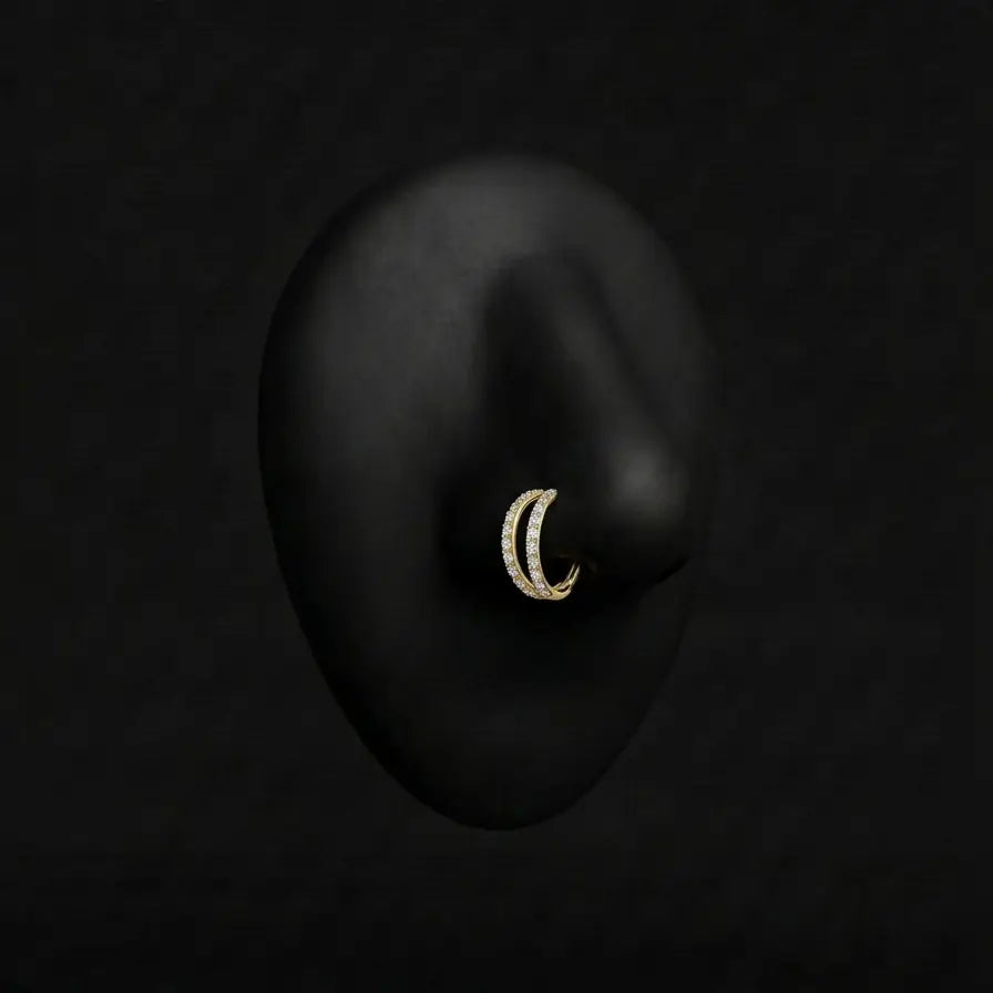 Piercing Dorine - Anneau - Nez Plumeria Piercing