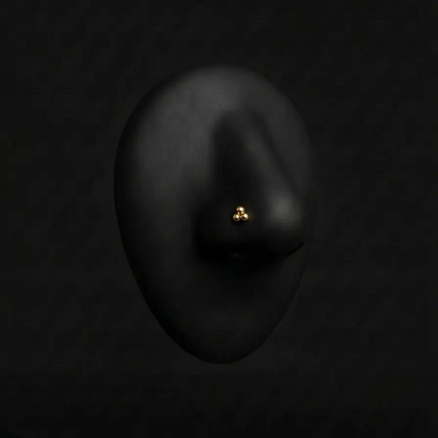 Piercing Elara - Stud - Nez Plumeria Piercing