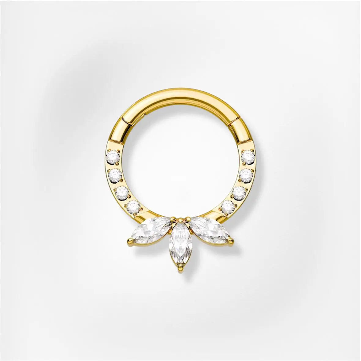 Piercing Emma - Anneau Plumeria Piercing