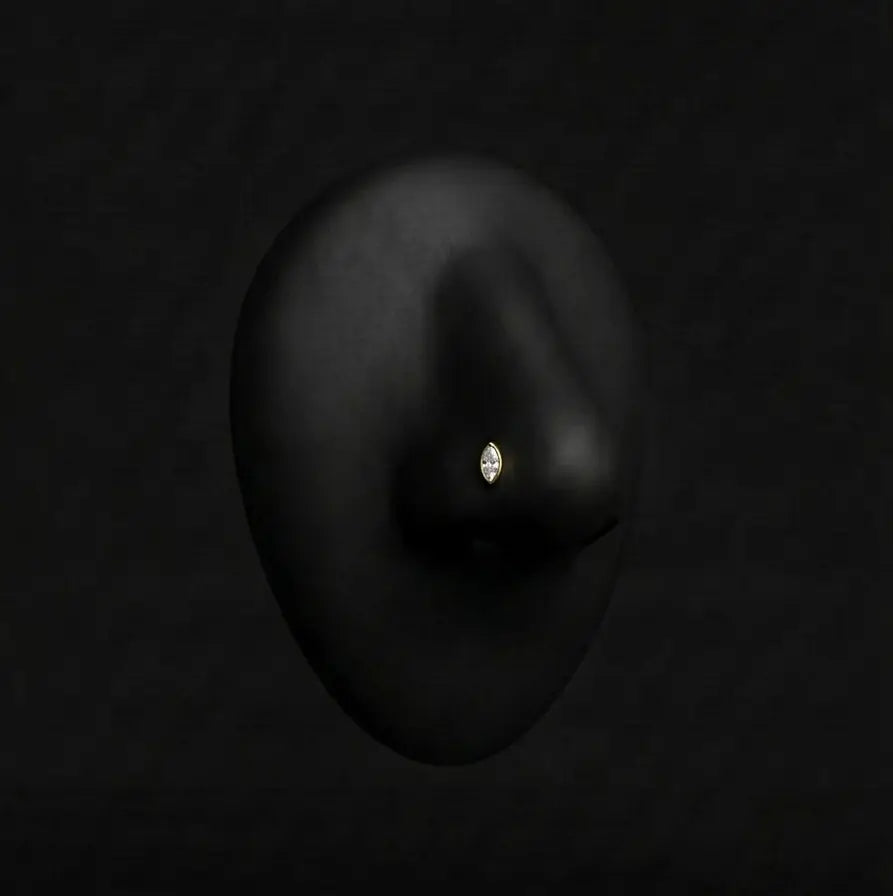 Piercing Eva - Stud - Nez Plumeria Piercing