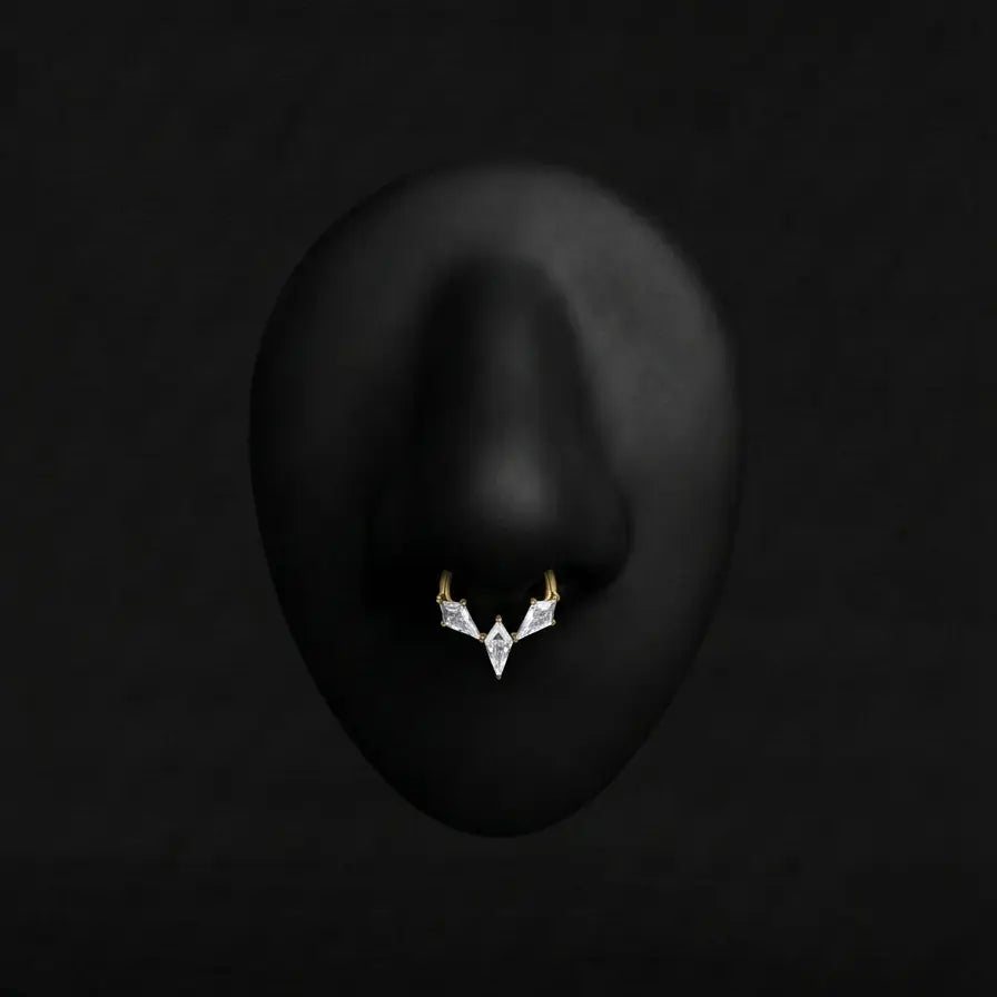 Piercing Gabie - Anneau Plumeria Piercing