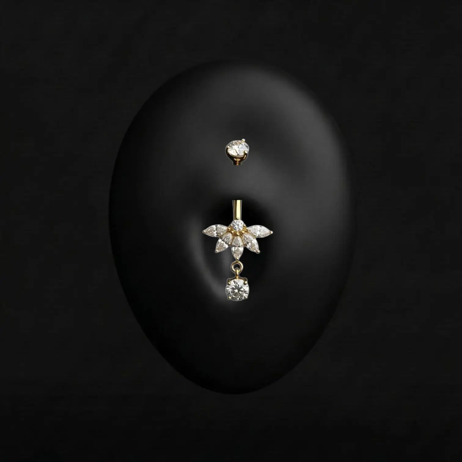 Piercing Gwenn - Banane - Nombril Plumeria Piercing