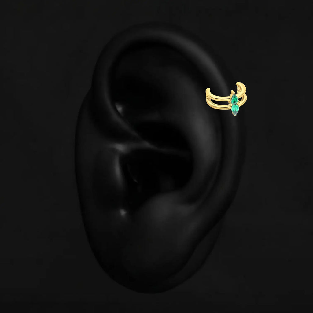Piercing Hera - Anneau Plumeria Piercing