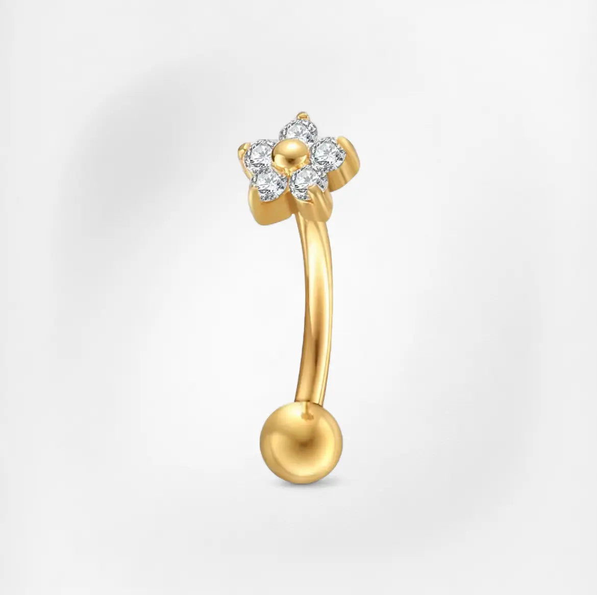 Piercing Jennifer - Micro-Banane Plumeria Piercing
