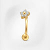 Piercing Jennifer - Micro-Banane Plumeria Piercing