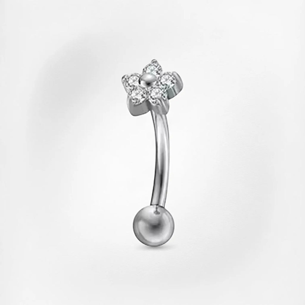 Piercing Jennifer - Micro-Banane Plumeria Piercing