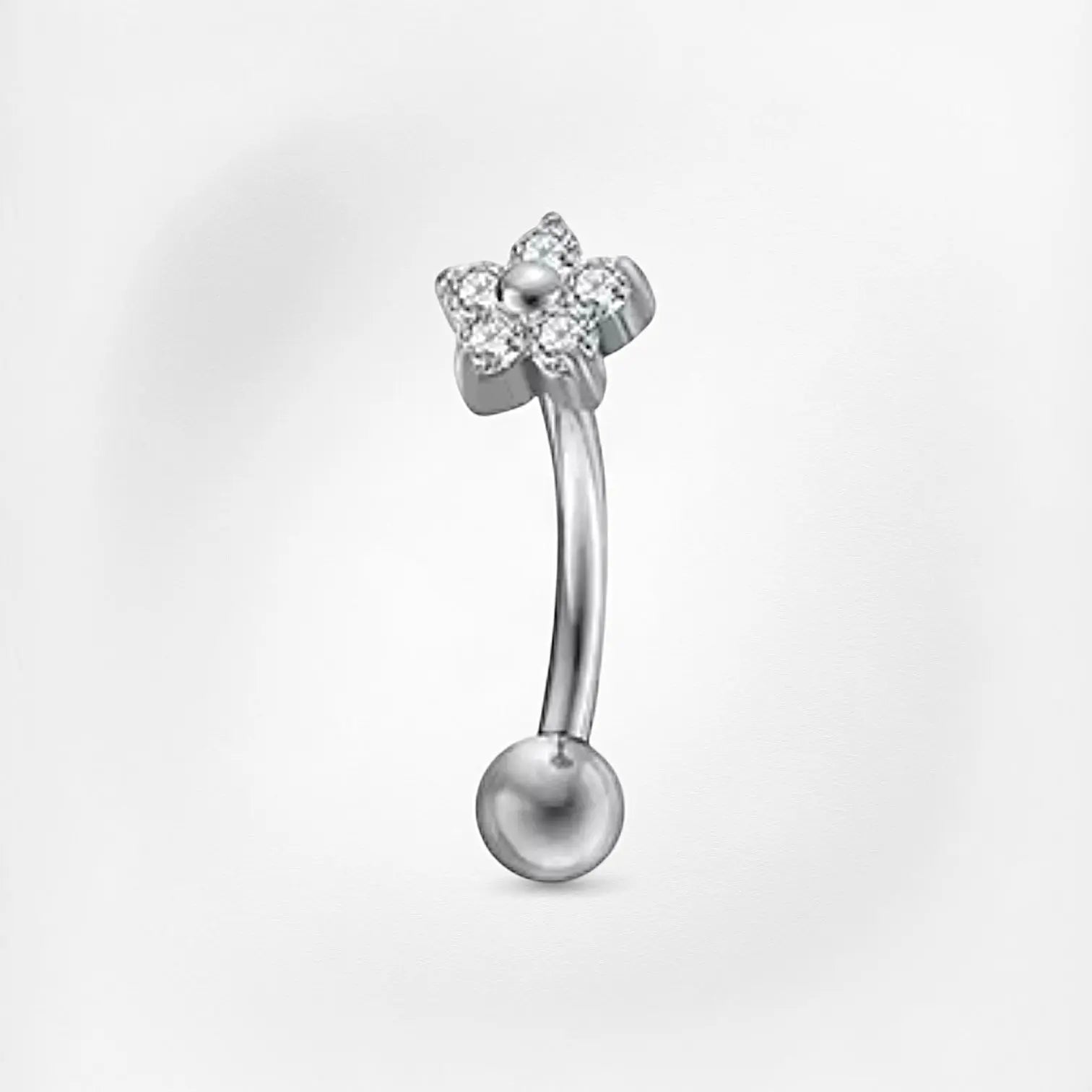 Piercing Jennifer - Micro-Banane Plumeria Piercing