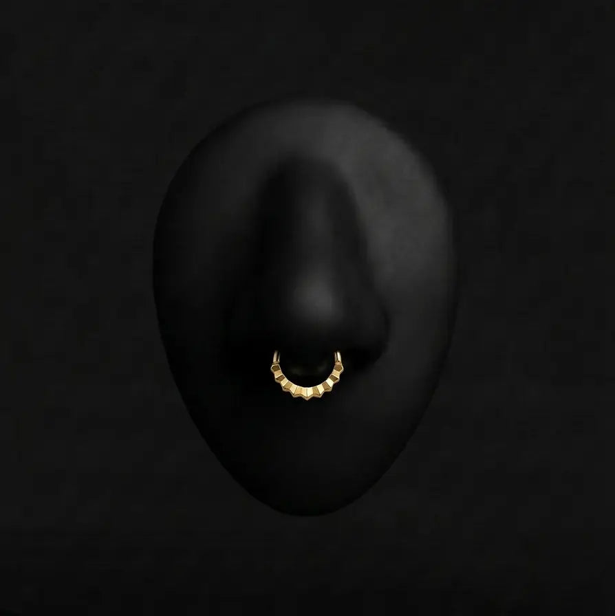 Piercing Kaïa - Anneau Plumeria Piercing