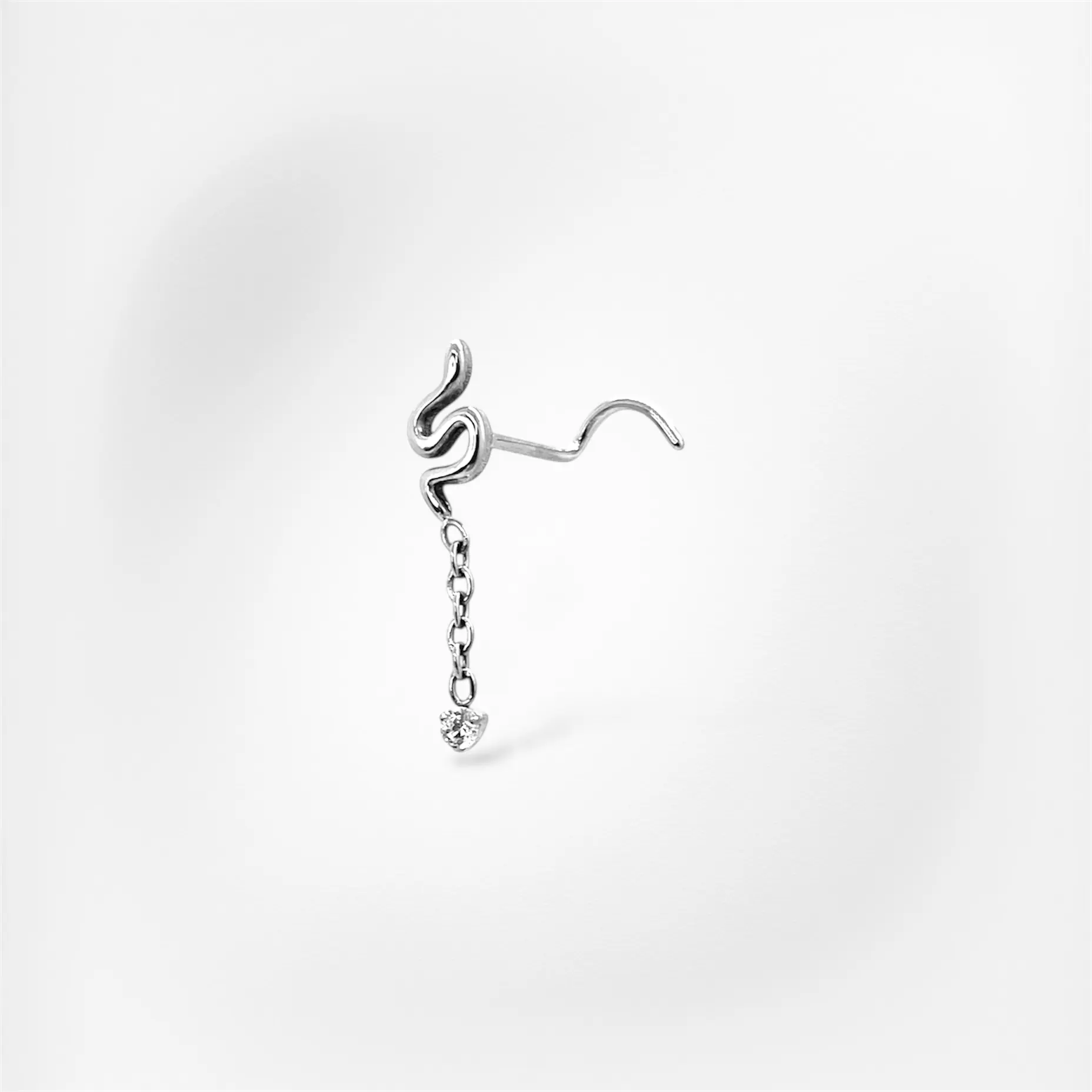 Piercing Kiara – Stud – Embout – Tige – Nez (Nostril) Plumeria Piercing