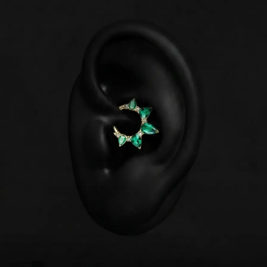 Piercing Lya - Anneau Plumeria Piercing