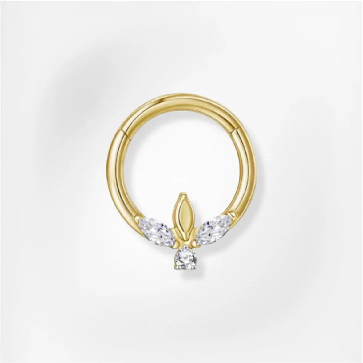 Piercing Maïna - Anneau Plumeria Piercing