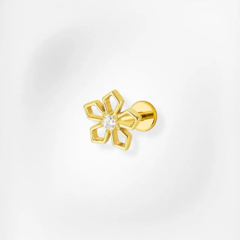 Piercing Milie - Labret Plumeria Piercing