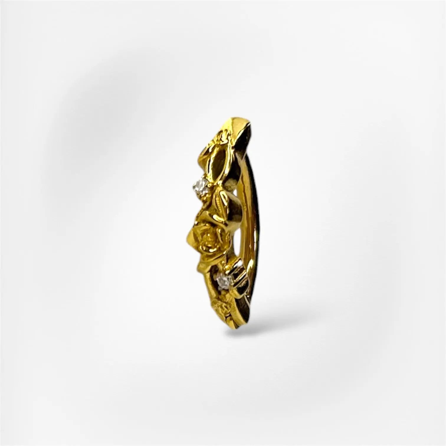 Piercing Opaline - Anneau - Nombril Plumeria Piercing