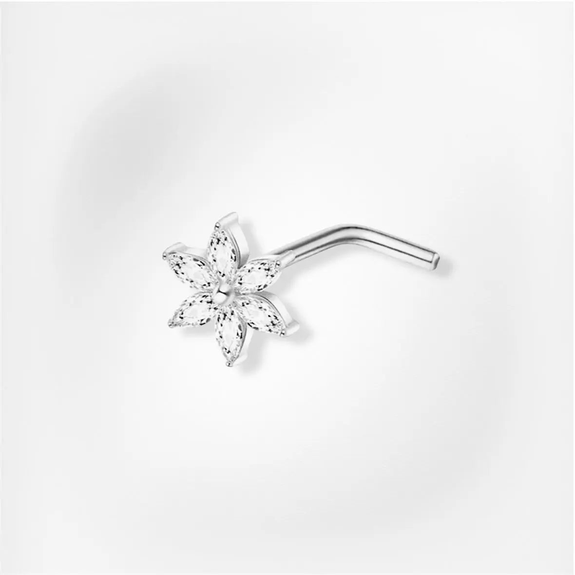 Piercing Oxane – Stud – Embout – Tige – Nez (Nostril) Plumeria Piercing