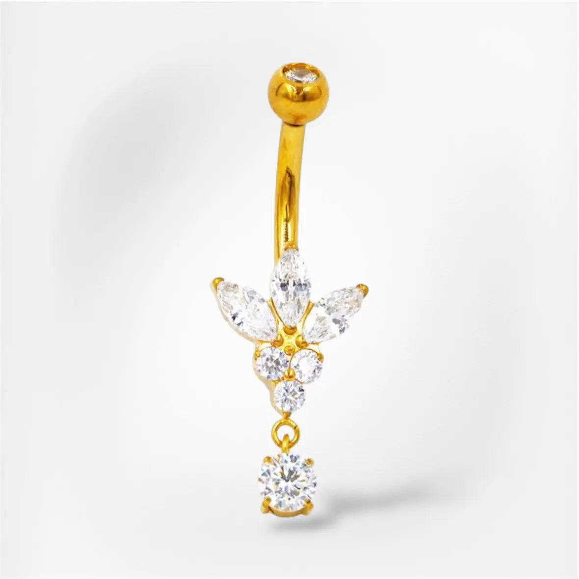 Piercing Sarah - Banane - Nombril Plumeria Piercing