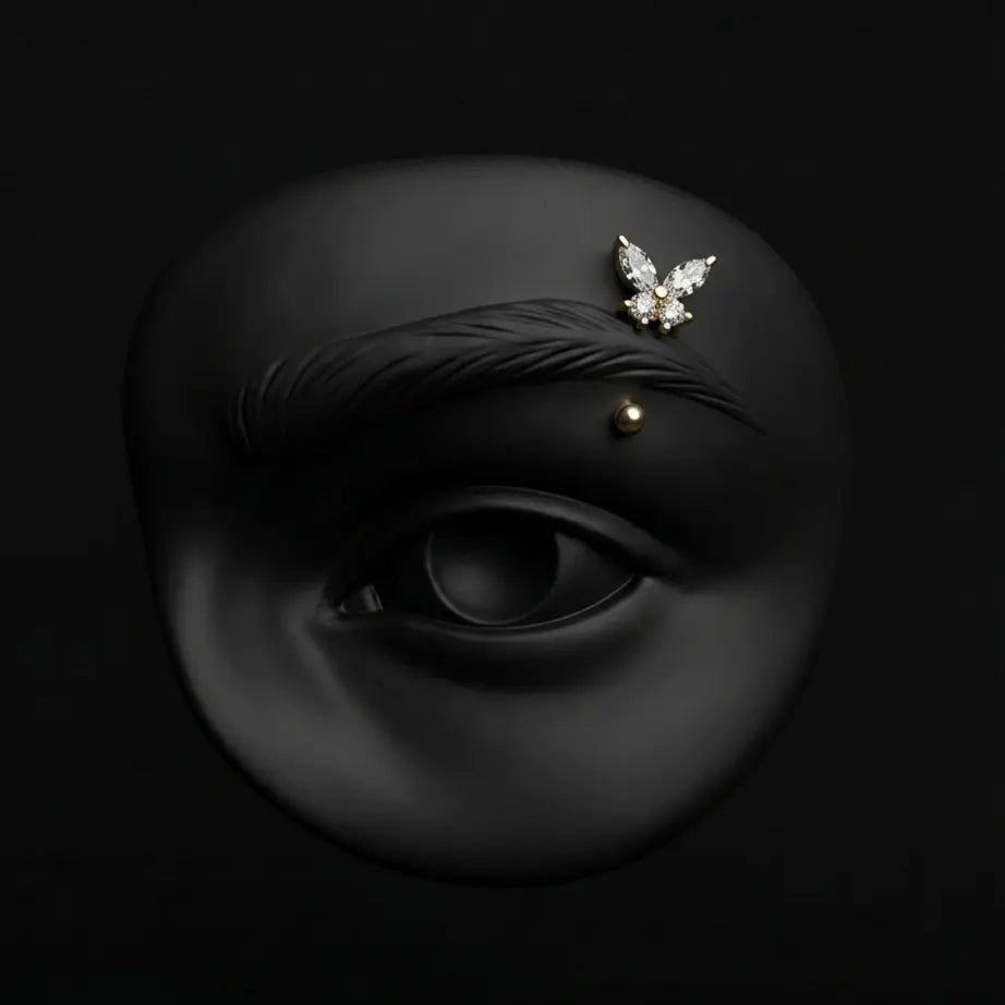 Piercing Sofia - Micro-Banane Plumeria Piercing