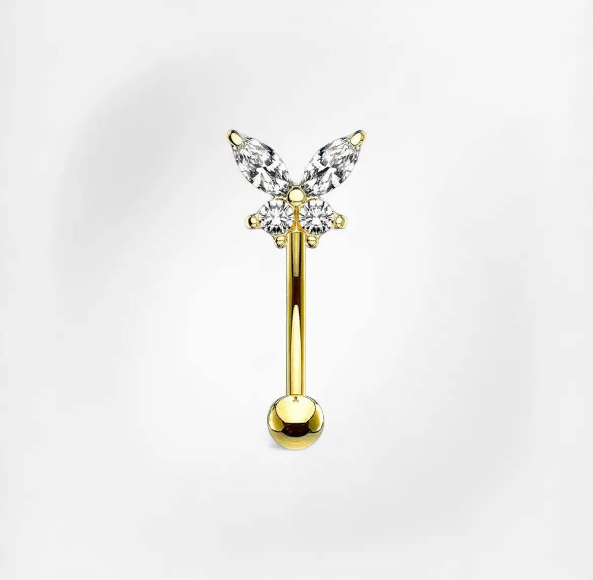 Piercing Sofia - Micro-Banane Plumeria Piercing