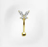 Piercing Sofia - Micro-Banane Plumeria Piercing