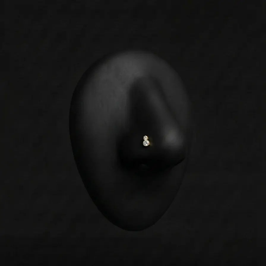 Piercing Soraïa - Stud - Nez Plumeria Piercing