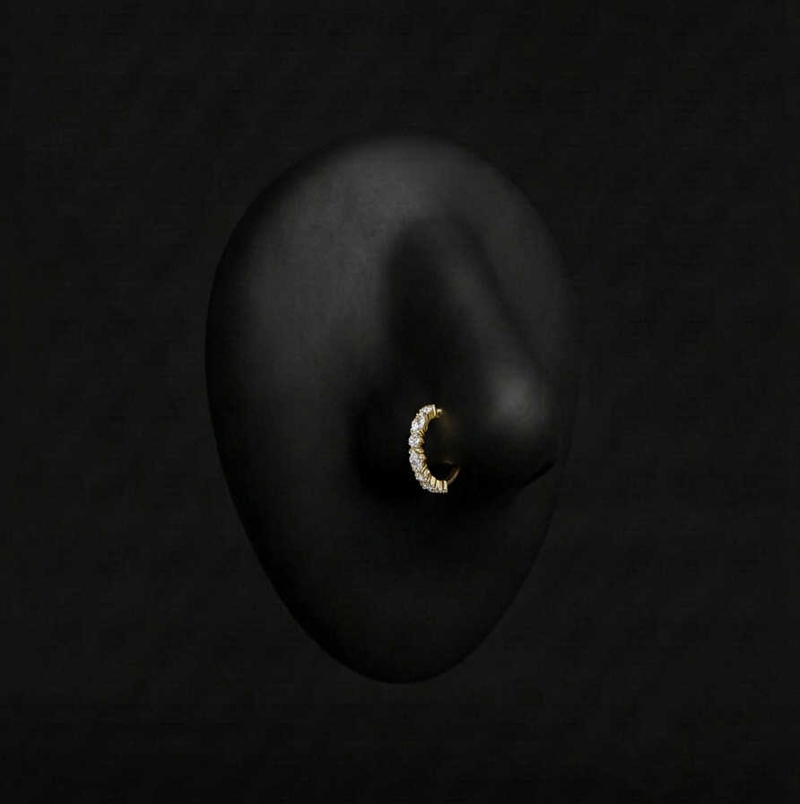 Piercing Yuna - Anneau - Nez Plumeria Piercing