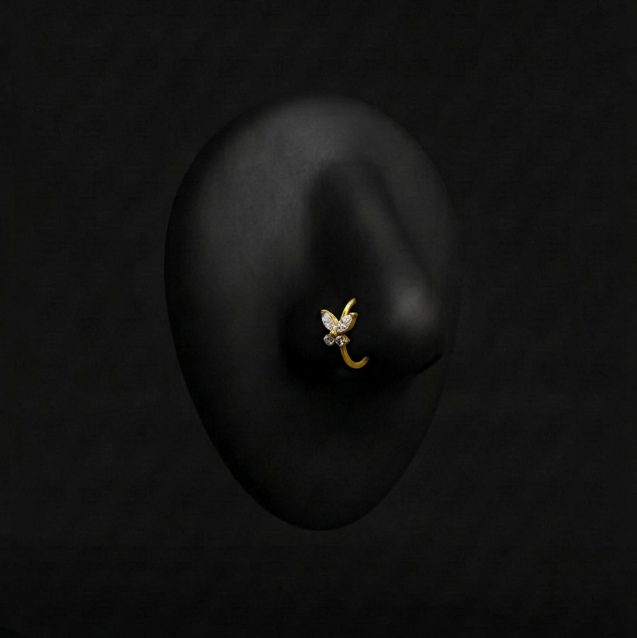 Piercing Louna - Anneau - Nez Plumeria Piercing