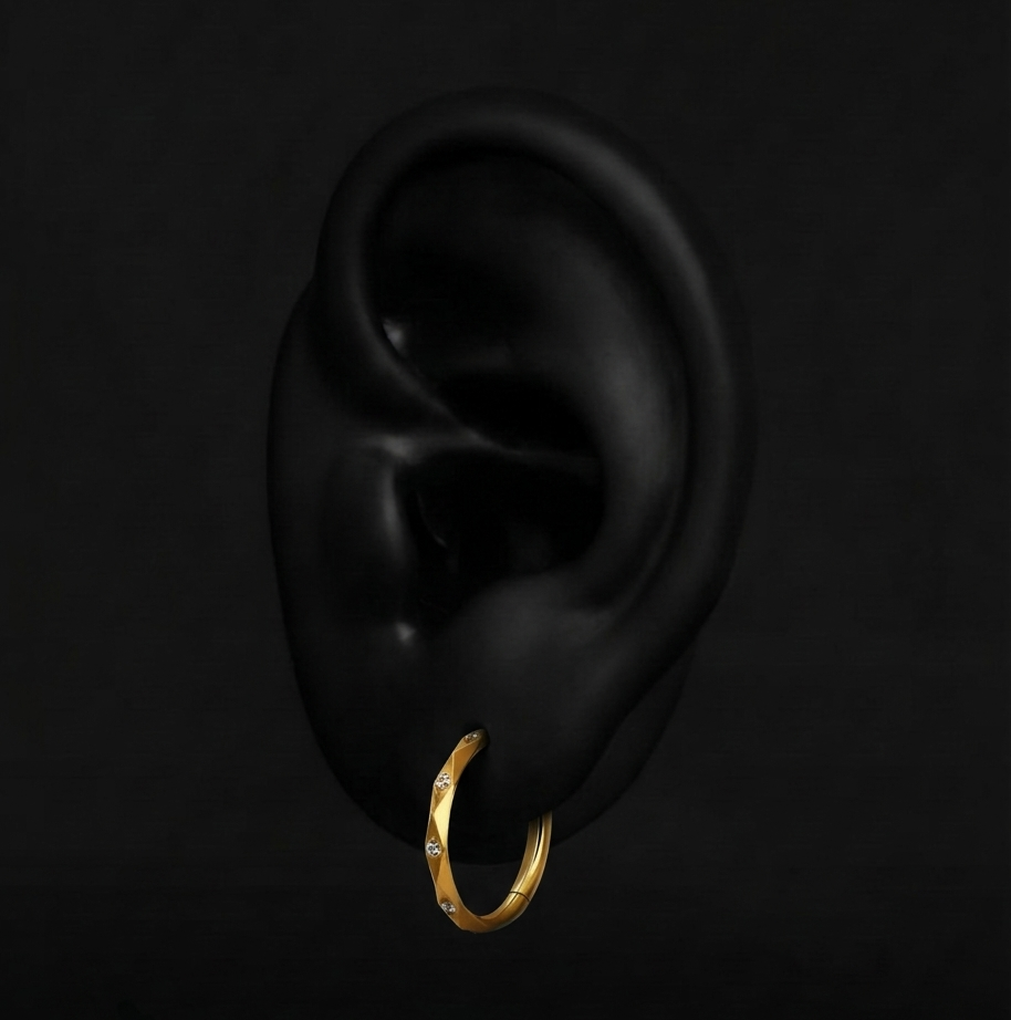 Piercing Luciana - Anneau Plumeria Piercing