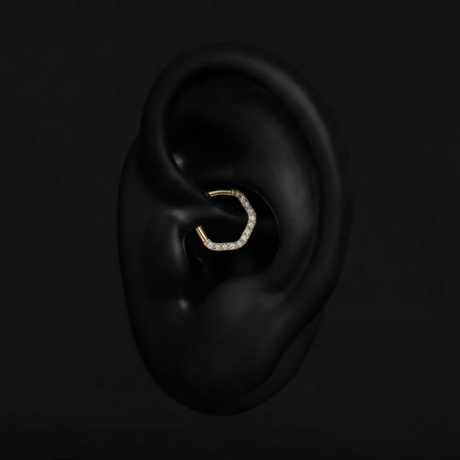 Piercing Aïcha - Anneau Plumeria Piercing