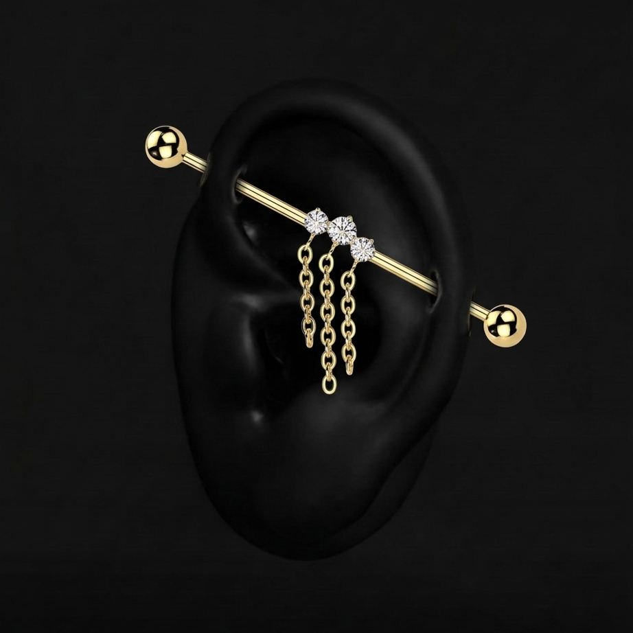 Piercing Nirina - Barbells - Industriel Plumeria Piercing