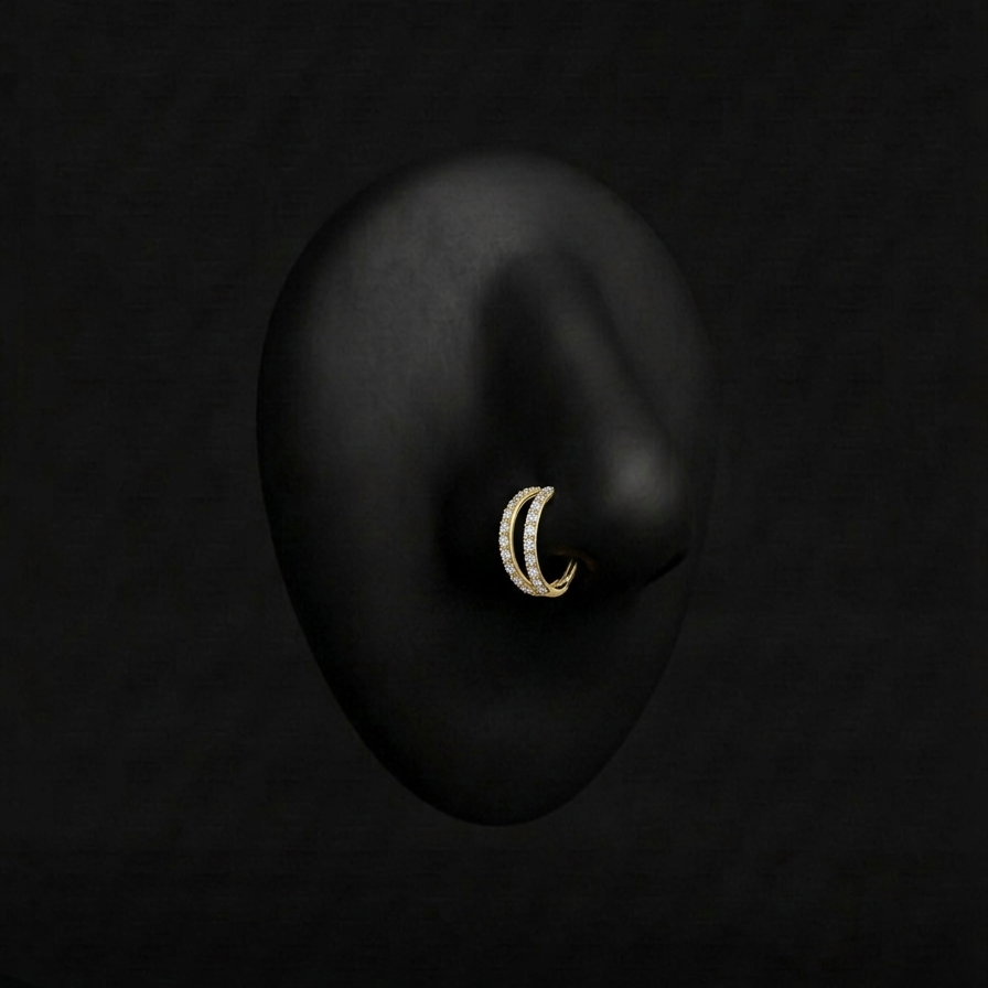 Piercing Dorine - Anneau - Nez Plumeria Piercing