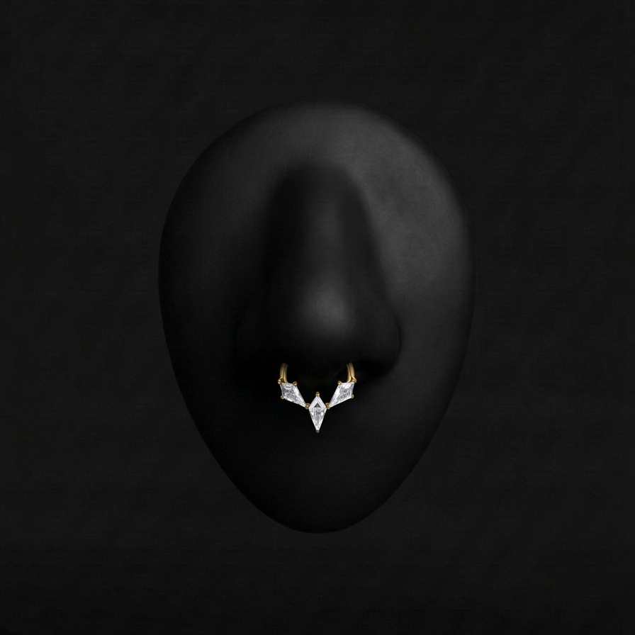 Piercing Gabie - Anneau Plumeria Piercing