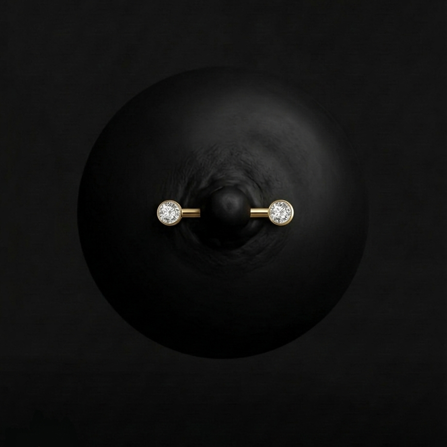 Piercing Sophie - Barbells - Téton Plumeria Piercing